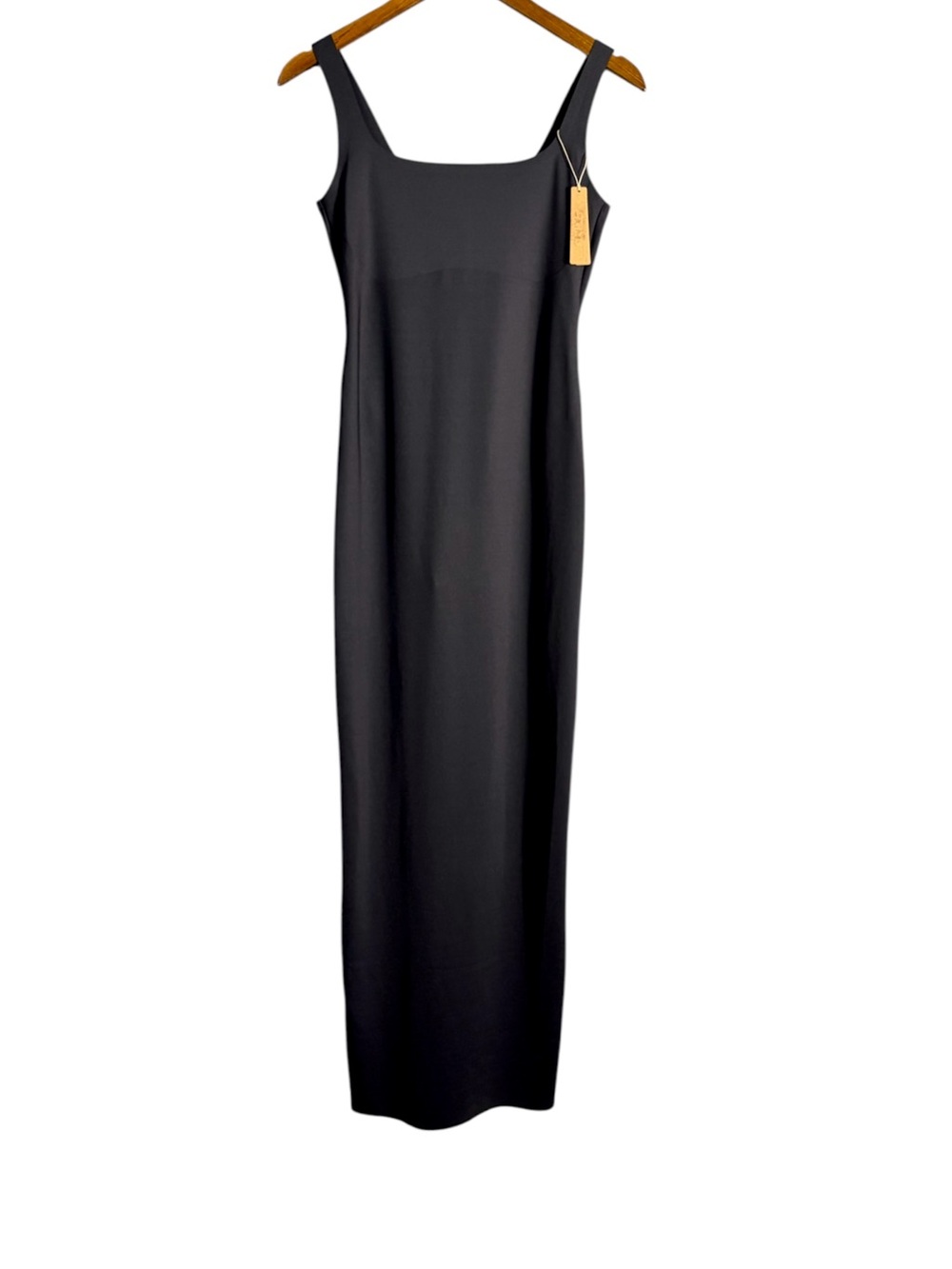 SKIMS Women's Body Long Slip Dress Onyx Black NWT